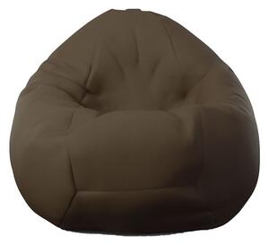Калъф за пуф круша, 520л., Nirvana Gigant - Chocolate, (Не съдържа пълнеж), PU кожа