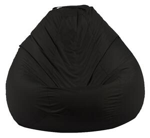 Пуф круша 520л., Nirvana Gigant - Teteron Black, За открито, Перящ се калъф, Пълнеж от Полистиролни перли