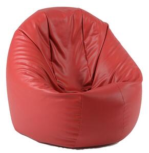 Калъф за пуф 330л., Relaxo XL - Rosu, (Не съдържа пълнеж), Еко кожа