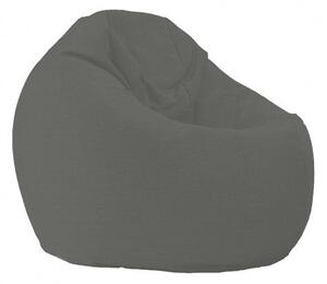 Пуф 330л., Relaxo XL - Moon Grey, Перящ се калъф, Пълнеж от полистиролни перли, Гама Premium