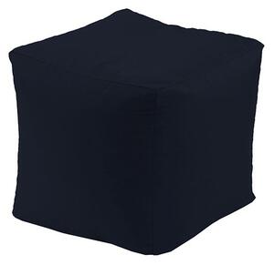 Пуф, 130л., Табуретка Куб XL - Teteron Bluemarin, Перящ се калъф, Пълнеж от Полистиролни перли, за открито