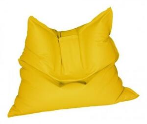 Пуф, Голяма възглавница, 350л., Magic Pillow - Teteron Yellow Quince, Перящ се калъф, За открито, Пълнеж от Полистиролни перли