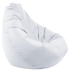 Калъф за пуф круша, 320л., Nirvana Grande - Teteron White, (Не съдържа пълнеж), за открито