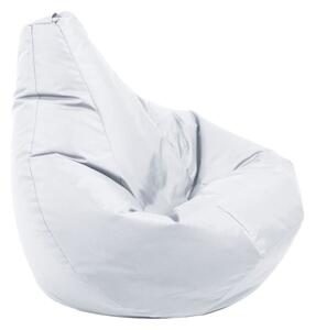 Калъф за пуф круша, 160л., Nirvana Light - Teteron White, (Не съдържа пълнеж), за открито