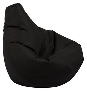 Калъф за пуф круша, 160л., Nirvana Light - Teteron Black, (Не съдържа пълнеж), за открито