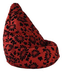 Калъф за пуф круша, 160л., Nirvana Light - Poppy, (Не съдържа пълнеж), Гама Premium