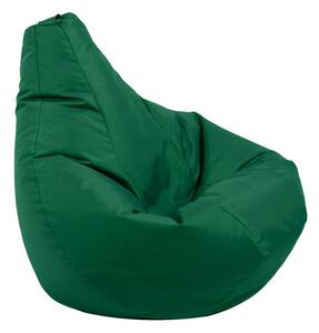 Калъф за пуф круша, 160л., Nirvana Light - Teteron Green, (Не съдържа пълнеж), за открито