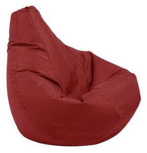 Калъф за пуф круша, 160л., Nirvana Light - Teteron Red, (Не съдържа пълнеж), за открито