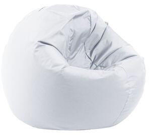 Калъф за пуф, 210л., Relaxo - Teteron White, (Не съдържа пълнеж), за открито