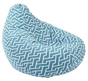 Пуф круша 320л., Nirvana Grande, Zippity Turquoise, Перящ се калъф, Пълнеж от Полистиролни перли, Гама Premium
