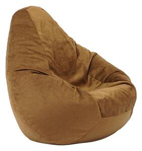 Пуф круша, 220л., Nirvana Hobbit, Tattle Tan, Перящ се калъф, Пълнеж от полистиролни перли, Гама Premium