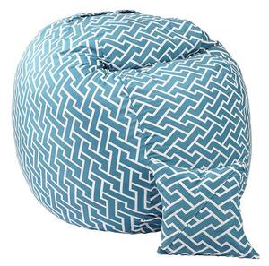 Комплект Барбарон и декоративна възглавница 600л. King Size, Zippity Turquoise, Перящ се калъф, Пълнеж с микс от мемори пяна и дунапрен, Гама Premium