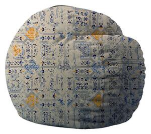 Барбарон 600л. King Size, Azulejo, Перящ се калъф, Пълнеж с микс от мемори пяна и дунапрен, Принт