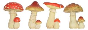 Градински статуи в комплект 4 бр. от полирезин Toadstool – Esschert Design