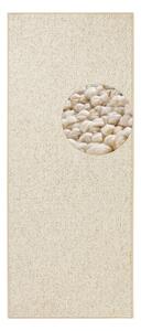 Кремава пътека 80x300 cm Wolly – BT Carpet