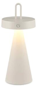 LED димируема външна презареждаема настолна лампа с докосване HALO LED/1,5W/3,7V 3000 mAh IP44 сива