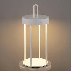 Димируема външна зареждаема настолна лампа с докосване GENTLE LED/1,5W/3,7V 3000 mAh IP44 бяла