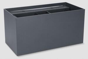 Brilagi - LED външно стенно осветително тяло DOUBLE CUBE LED/12W/230V антрацит IP65