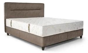 Тапицирано легло Boxspring кафяво