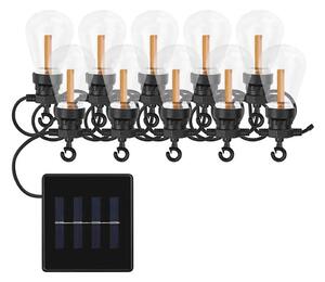LED соларен декоративен гирлянд 10xLED/0,6W/1,2V 4,5m IP44 800 mAh