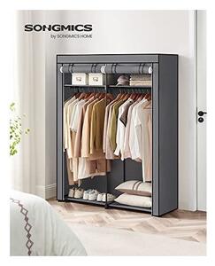 Сгъваем шкаф, Songmics, 43 x 140 x 174 см, Сив, RYG02GY, Текстил