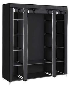 Сгъваем шкаф, Songmics, 150 x 45 x 175, LSF03H, Черен