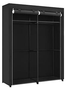 Сгъваем шкаф, Songmics, Черен, RYG02BK, 43 x 140 x 174 см