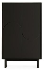 Черно шкафче 80x130x40 cm Solei – MOME
