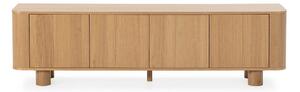 Маса за телевизор от декор от дъб в естествен цвят 180x50,5x40 cm Padoc – MOME