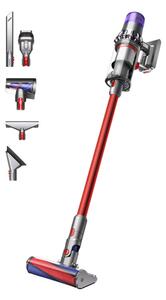 Вертикална прахосмукачка Dyson V11 Fluffу 476550-01 2в1, 185AW, 0.54 л, 125 000 об/мин, Автономия 60 мин, 3 режима, LCD, Никел/червен