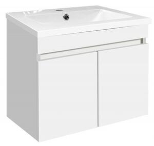 Конзолен PVC шкаф ICP 5082 с умивалник, 50x39x45см