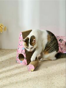Sinsay - Подложка за драскане за котки Hello Kitty and Friends - пастелнорозово