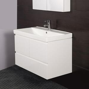 Конзолен PVC шкаф ICP 9048 с умивалник, 60x48x90см