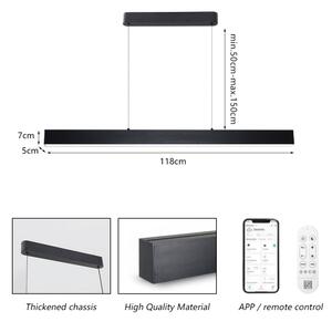 BRILAGI - LED регулируем полилей SLEEKLINE SMART LED/40W/230V Wi-Fi черен+DO