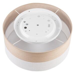 Плафон SIRJA WOOD 1xE27/15W/230V Ø 35 см бял/дъб