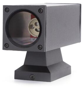 Aigostar - Екстериорен аплик 2xGU10/230V черен IP65 ъглов