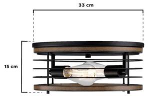 Westinghouse 61250 - Плафон ACKTON 2xE27/60W/230V barnwood