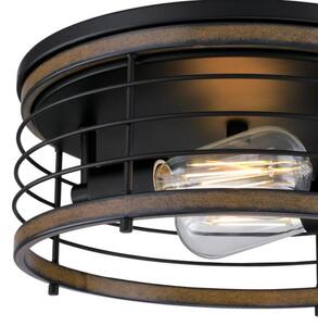 Westinghouse 61250 - Плафон ACKTON 2xE27/60W/230V barnwood