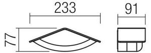Redo 90002 - LED външно стенно осветително тяло CHALET LED/8W/230V IP54