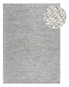 Светлосин ръчно изработен килим със смес от вълна 160x230 cm Minerals – Flair Rugs