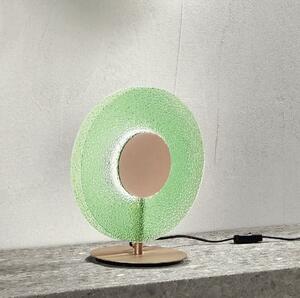 Настолна лампа ONDALUCE CANDY/VERDE, LED, стъклена, Ф300мм, 9W, 3000K, зелено стъкло