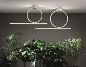 Плафон ONDALUCE ACROBAT50 SILVER, LED, 42W, CCT, сив