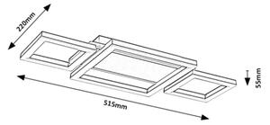 Rabalux 71477 - LED таванно осветително тяло GLAVIAN LED/24W/230V 51,5x22 cm