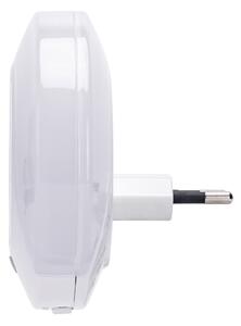 Aigostar - LED нощна лампа за контакт с USB LED/0,4W/230V