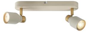 Rabalux 73096 - Точково осветително тяло NEZORI 2xGU10/15W/230V