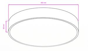 Brilagi - LED таванно осветително тяло за баня POOL LED/36W/230V Ø 40 см IP54 бяло