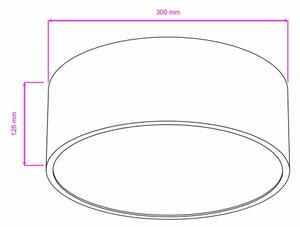 Brilagi - Таванно осветително тяло за баня POOL 2xE27/15W/230V Ø 30 cm IP54 бежово