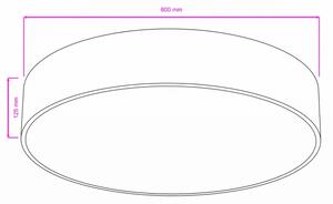 BRILAGI - Плафон POOL 5xE27/15W/230V Ø 60 cm IP54 бял