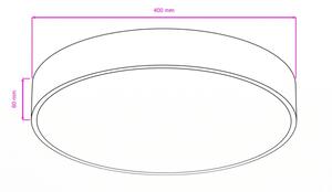 Brilagi - LED таванно осветително тяло за баня POOL LED/36W/230V Ø 40 см IP54 бронзово