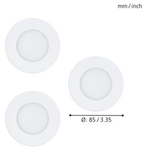 Eglo 32881-комплект 3x LED RGB димируеми вградени осветителни тела FUEVA-C LED/3W/230V